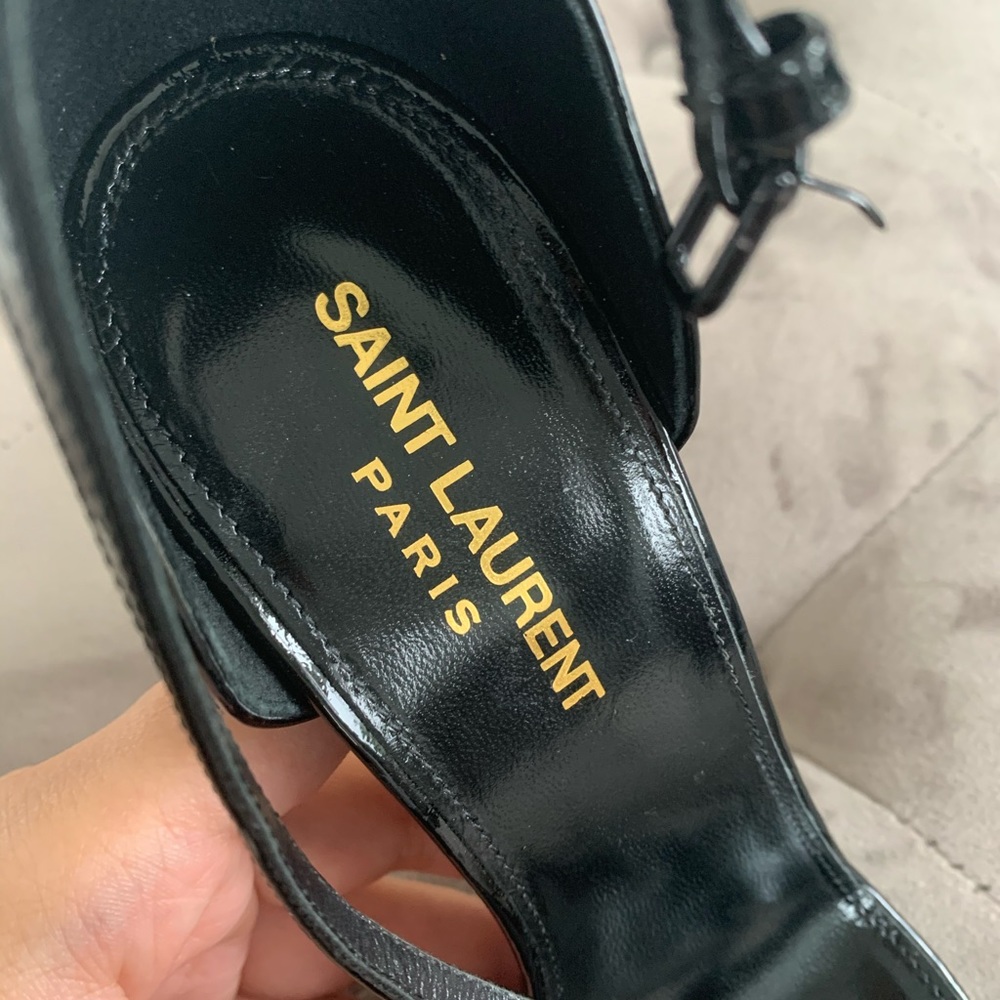 🚫⛔️SOLD⛔️🚫Saint Laurent Opyum Logo-Heel sandals - Picture 10 of 15